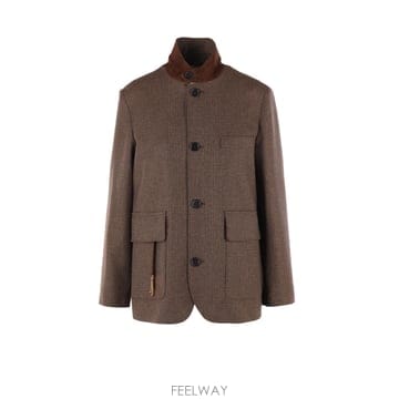 인더샵 Loro Piana 로로피아나 브라운 자켓