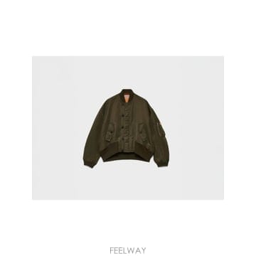 인더샵 JW ANDERSON JW 앤더슨 그린 봄버 자켓