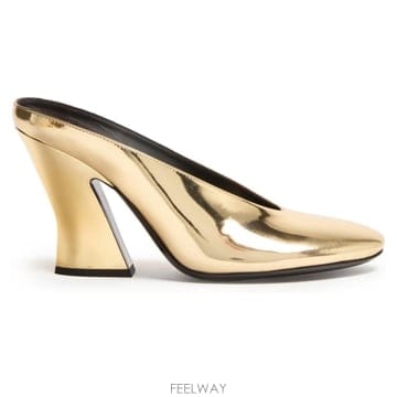 Givenchy ���Ϲ߼� ����� Sculpted heeled mules in mirror effect leather���Ϲ߼� ����� Sculpted heeled mules in mirror effect