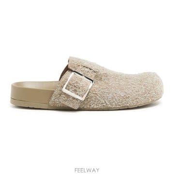 Loewe ���Ϲ߼� �ο��� Brushed suede mules���Ϲ߼� �ο��� Brushed suede mules