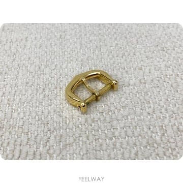 까르띠에 정품 핀버클 12mm 금장 실버 PM 스몰 사이즈