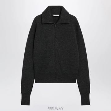 26 F/W 르메르 그레이 멜랑주 집업 가디건 인 버진 울 PO005 B0052324593