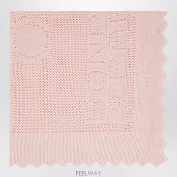 26 F/W 봉쁘앙 페일 핑크 코튼 & 울 숄 (KIDS ) PERP B0052324601