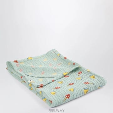 26 F/W 보보쇼즈 라이트 그린 코튼 모슬린 블랭킷 (KIDS )  B0052324617