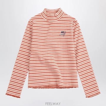 26 F/W 보보쇼즈 WHITEORANGE 에너지 플라워 스트라이프  B0052324625