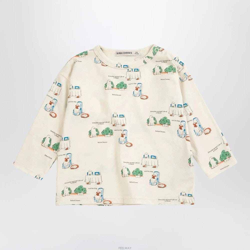 BOBO CHOSES 26 F/W �������� ȭ��Ʈ ���긮���� GHOSTS ��ư Ƽ���� (K B005232463526 F/W �������� ȭ��Ʈ ���긮���� GHOSTS ��ư Ƽ���� (