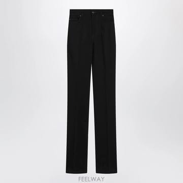26 F/W 발렌시아가 블랙 하이-웨이스트 코튼 진 A008WGTUW B0052324642