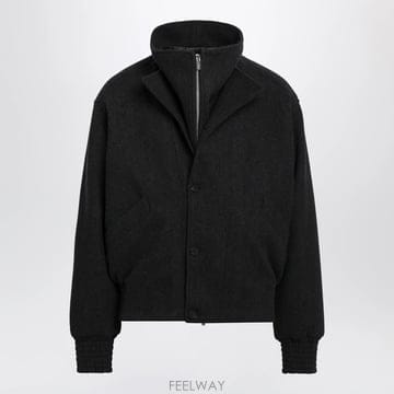 26 F/W 자크뮈스 다크 그레이 봄버 자켓 인 울 블렌드 OUM00 B0052324655