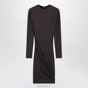 26 F/W 자크뮈스 브라운 드레이프 미니 드레스 DRW00928AJ B0052324687