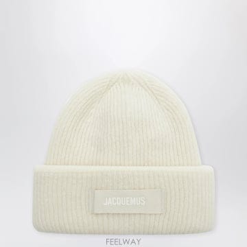 26 F/W 자크뮈스 화이트 GROS 그레인 비니 인 알파카 블렌드  B0052324694