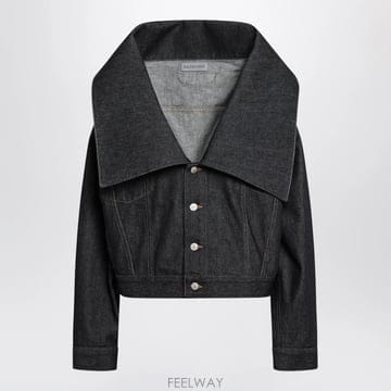 26 F/W 발렌시아가 인디고 블루 데님 자켓 WITH 와이드 목걸이 B0052324706