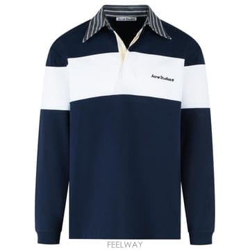 Acne 26FW ��ũ�� ��Ʃ��� ���� Ƽ���� BI0227AH4 Navy26FW ��ũ�� ��Ʃ��� ���� Ƽ���� BI0227AH4 Navy