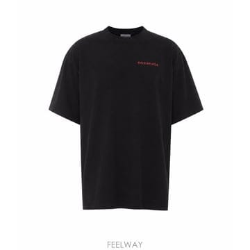 26 F/W 발렌시아가 백 그레디언트 오버사이즈 티셔츠 850345/ B0012323964