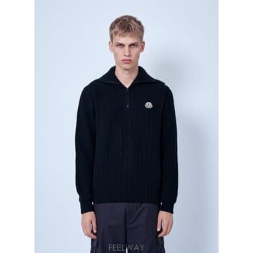 26 F/W 몽클레어 로고 RIB 울 터틀넥 L2091 9F00003 B0112324398