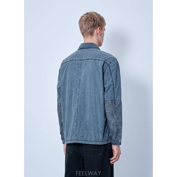 26 F/W 스톤 아일랜드 워싱 오버셔츠 WITH 드로스트링 헴 L2 B0112324435