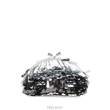Anya Hindmarch �Ⱦ����帶ġ sequin embellished tassel clutch bag 12269052821768 T�Ⱦ����帶ġ sequin embellished tassel clutch bag 1226