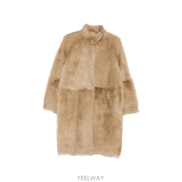 | Other Brand | Nour Hammour midi shearling coat 12269061013768 TP725679390Nour Hammour midi shearling coat 12269061013768 TP7256