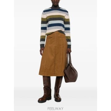 토리버치 pleated corduroy midi skirt 12236719784200 TP725622633