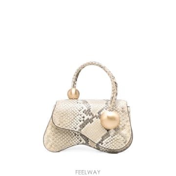 Cult Gaia mini Kazia snake effect leather tote bag 122690540