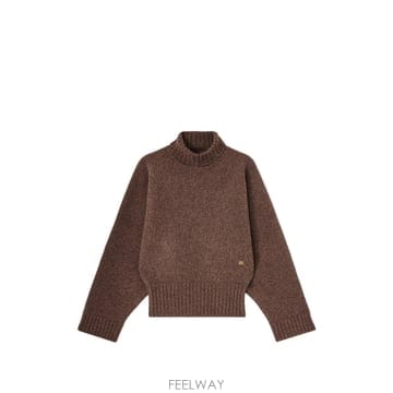 가니 터틀넥 스웨터