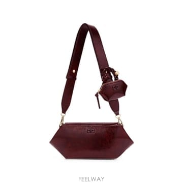 GANNI ���� Bou bag east west shine in red 12269057081608 TP725678772���� Bou bag east west shine in red 12269057081608 TP7