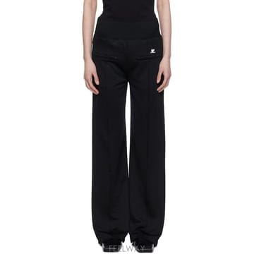 쿠레주 블랙 인터로크 트랙수트 슬랙스 125JPA310JS0091 TP877745864