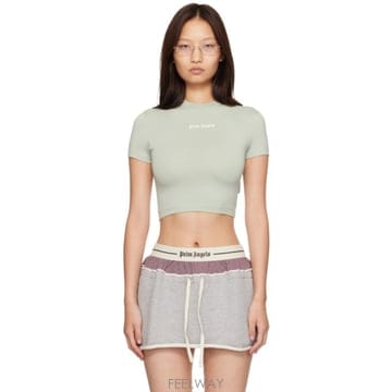 Palm Angels 26 FW �ʾ����� �׸� Ŭ���� �ΰ� ���̺� Ƽ���� 262695F11000626 FW �ʾ����� �׸� Ŭ���� �ΰ� ���̺� Ƽ���� 262695F1