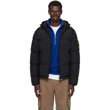 26 FW 스톤아일랜드 블랙 4100019 나일론 메탈 다운 재킷 262828M178018