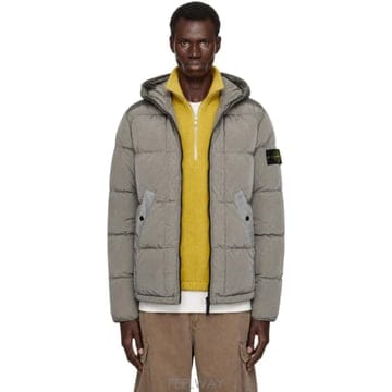 26 FW 스톤아일랜드 그레이 4100019 나일론 메탈 다운 재킷 262828M178016