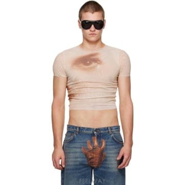 Jean Paul Gaultier 26 FW �������쿡 ������ �� ���̽� ���̺� Ƽ���� 262808M21300526 FW �������쿡 ������ �� ���̽� ���̺� Ƽ���� 262808