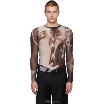 Jean Paul Gaultier 26 FW �������쿡 ����   �׷��� �� ����ŷ ��� Ƽ���� 262808M21300826 FW �������쿡 ����   �׷��� �� ����ŷ ��� Ƽ���� 2