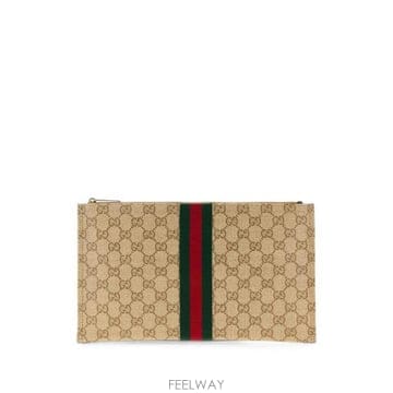 GUCCI �׶�����Ÿ �ؿ� ���� ���� WEB DETAIL LARGE POUCH 876054FAF8R8547�׶�����Ÿ �ؿ� ���� ���� WEB DETAIL LARGE POUCH 87605