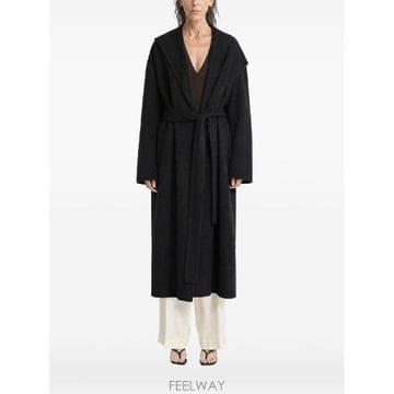 Toteme �׶�����Ÿ �ؿ� ���� ���� WOOL HOODED COAT 264WRO0376FB0006001�׶�����Ÿ �ؿ� ���� ���� WOOL HOODED COAT 264WRO0376F