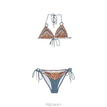 그란데비타 해외 짐머만 여성 MAHON TRIANGLE 비키니수영복 SET 4621WSS263BPA