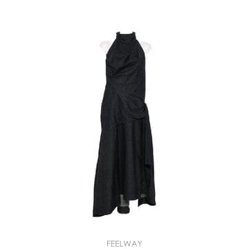 Zimmermann �׶�����Ÿ �ؿ� ���Ӹ� ���� VALIANT DENIM DRAPED DRESS 9481DF261NHTSKY�׶�����Ÿ �ؿ� ���Ӹ� ���� VALIANT DENIM DRAPED DRESS