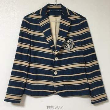 랄프로렌폴로 여성 스트라이프 블레이저 자켓 2
