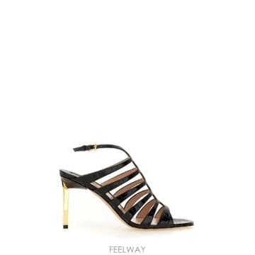 인더샵 TOM FORD 크로커 이펙트 레더 샌들힐