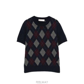 인더샵 Tory Burch 토리버치 네이비 니트