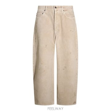 발렌시아가 데님 팬츠 Beige