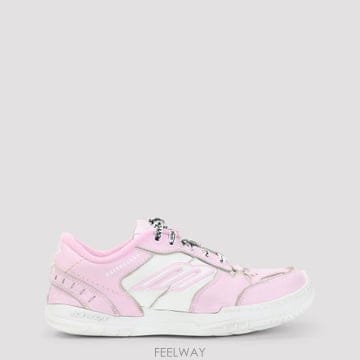 26SS 발렌시아가 햄튼스 미디움 원 아웃 스니커즈 841763 WCURS 5090 PINK WHITE