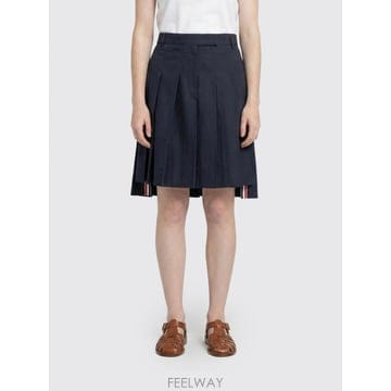 [A6] 톰브라운 FGCA40UF1063 여성 미디 스커트 FGCA40UF1063-415