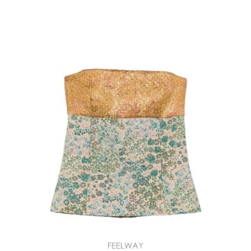 Dries Van Noten �帮���ݳ�ư floral jacquard bustier top 12269057048840 TP72568009�帮���ݳ�ư floral jacquard bustier top 1226905704884