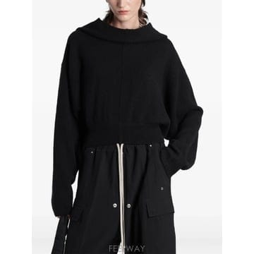 Rick Owens �������� ribbed knit hoodie 12269063209224 TP725679981�������� ribbed knit hoodie 12269063209224 TP725679981