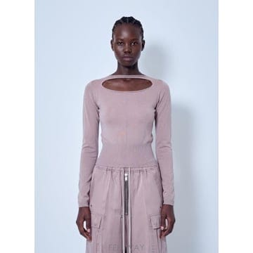 Rick Owens 26 FW �������� ���� Slashed Cropped Pull Top RP02F5617 ML 23 TP87726 FW �������� ���� Slashed Cropped Pull Top RP02F5617