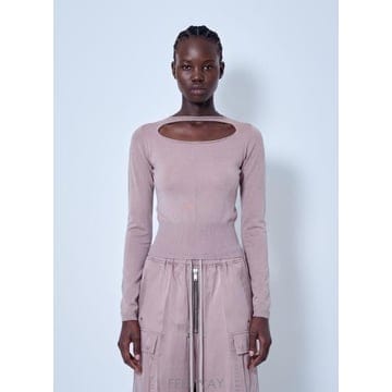 Rick Owens 26 FW �������� ���� Slashed Cropped Pull Top ric0265033ros26 FW �������� ���� Slashed Cropped Pull Top ric026503
