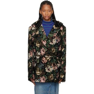 Dries Van Noten 26 FW �帮���ݳ�ư ��Ƽ�÷� �ĵ� �÷η� ����Ʈ 262358F06300226 FW �帮���ݳ�ư ��Ƽ�÷� �ĵ� �÷η� ����Ʈ 262358F