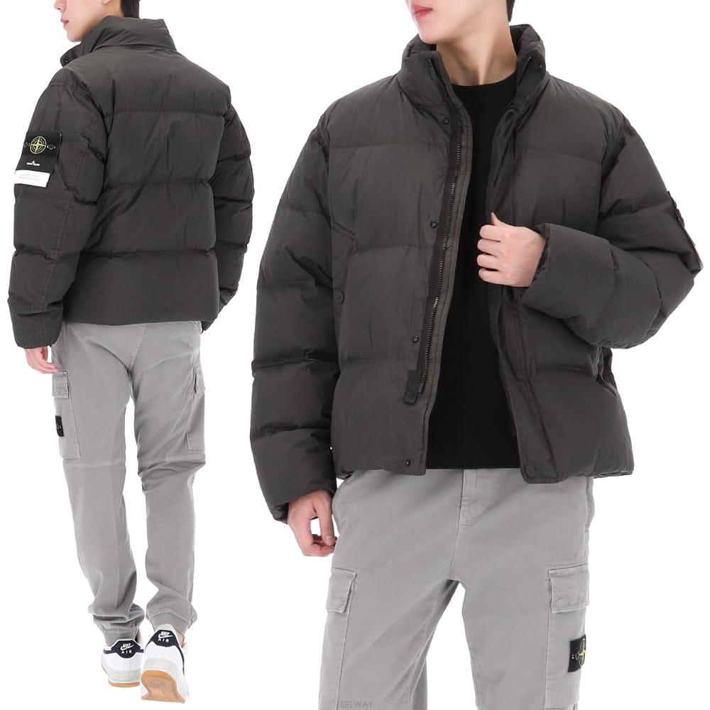 Stone Island ������ 26FW ������Ϸ��� ���� ��ġ ũ��Ŭ���� �ٿ� ���� 4100109 S0A23 V0062������ 26FW ������Ϸ��� ���� ��ġ ũ��Ŭ���� �ٿ� ��