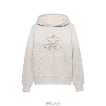 PRADA �׶�����Ÿ �ؿ� ����� ���� LOGO COTTON HOODIE 1347366104F0AK9�׶�����Ÿ �ؿ� ����� ���� LOGO COTTON HOODIE 1347366