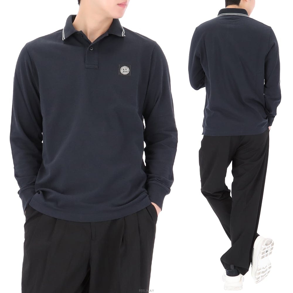 Stone Island ������ 26FW ������Ϸ��� �ΰ� ��ġ ���� Ƽ���� 2200012 S0018 V0020������ 26FW ������Ϸ��� �ΰ� ��ġ ���� Ƽ���� 2200012