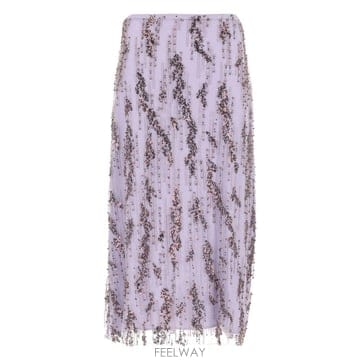 [A94]스타우드 R26F6121BDLIL 여성 스커트 치마 STAUD STAUD Aviva Midi Ski